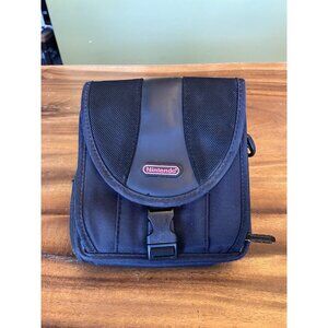 Nintendo 3DS Case Tote Black Cross Body Carrying Organizer Storage - NO STRAP